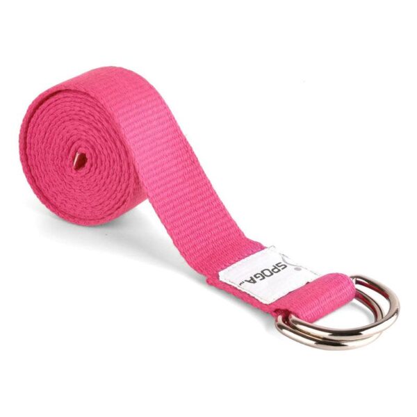 Spoga Yoga Straps, 6 Foot with D-Ring Buckle